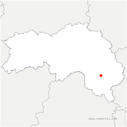 carte de localisation du Mesnil-Bacley