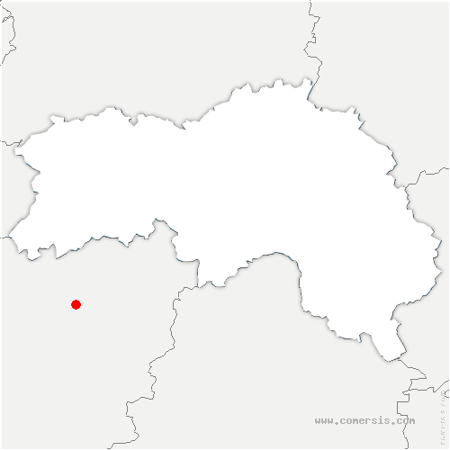 carte de localisation de Mesnil-Rousset