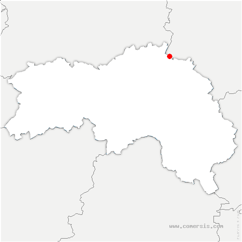 carte de localisation de Monnai