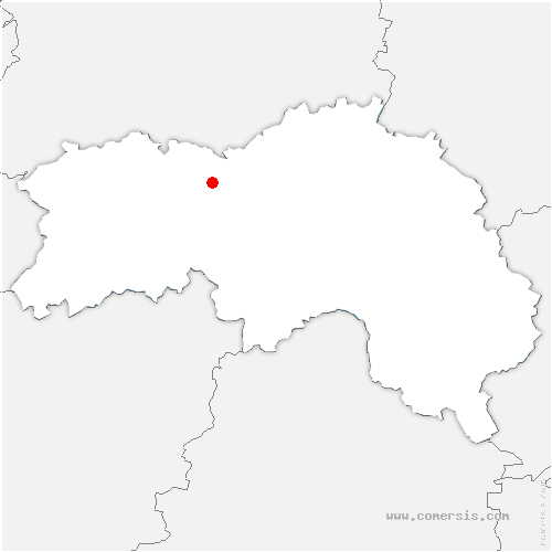 carte de localisation de Montgaroult