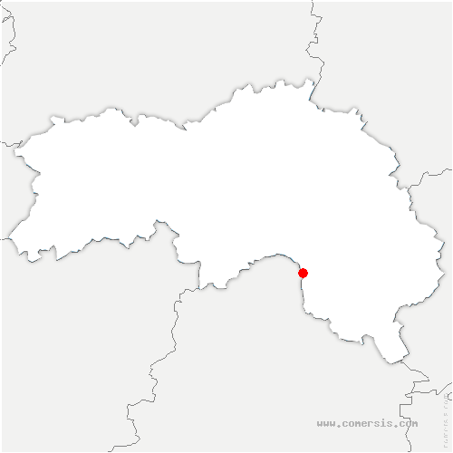 carte de localisation de Montgaudry