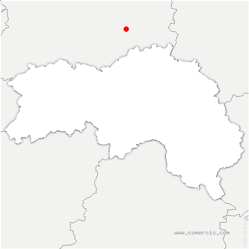 carte de localisation de Neufchâtel-en-Saosnois