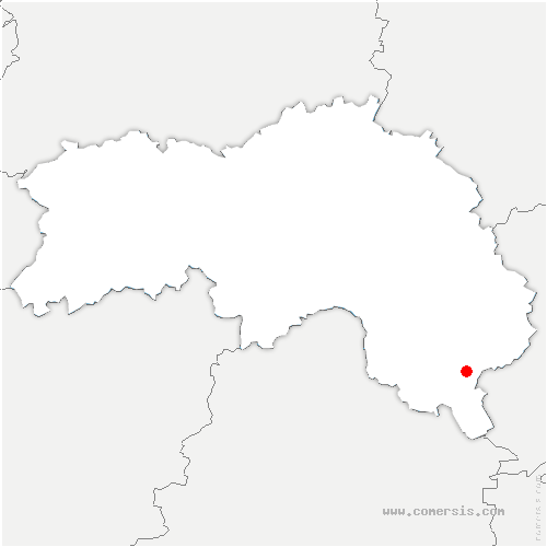 carte de localisation de Préaux-du-Perche