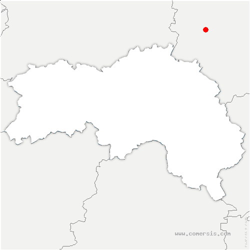 carte de localisation de Saint-Calais-du-Désert