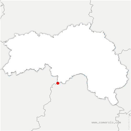 carte de localisation de Saint-Céneri-le-Gérei