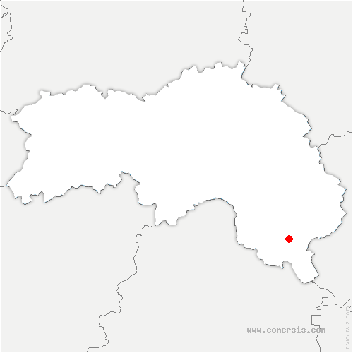 carte de localisation de Saint-Cyr-la-Rosière