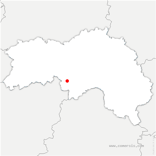carte de localisation de Saint-Ellier-les-Bois