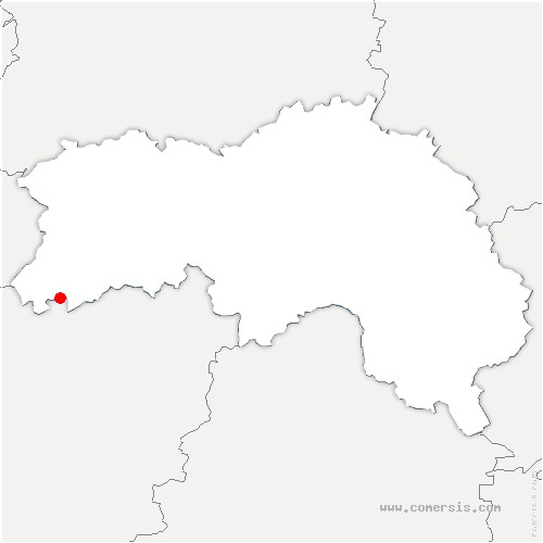 carte de localisation de Saint-Fraimbault