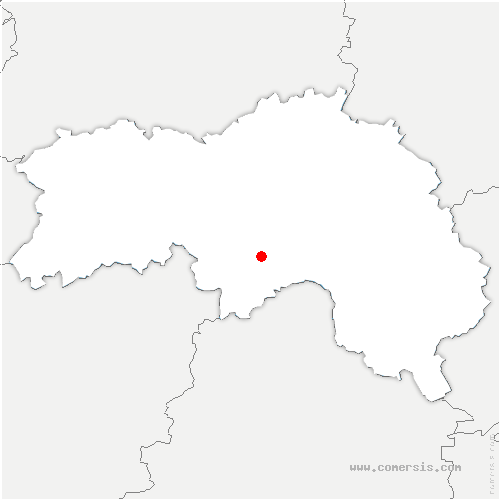 carte de localisation de Saint-Gervais-du-Perron