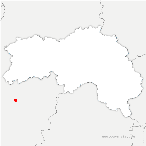 carte de localisation de Saint-Laurent-du-Tencement