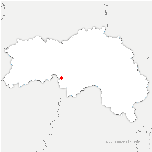 carte de localisation de Saint-Martin-des-Landes