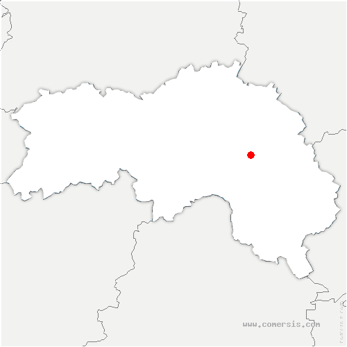 carte de localisation de Saint-Martin-des-Pézerits