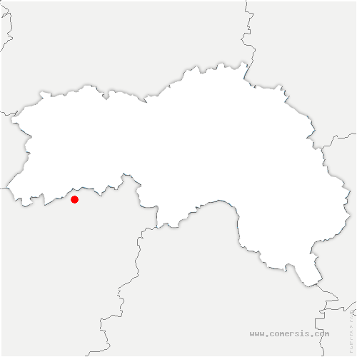 carte de localisation de Saint-Victor-de-Buthon
