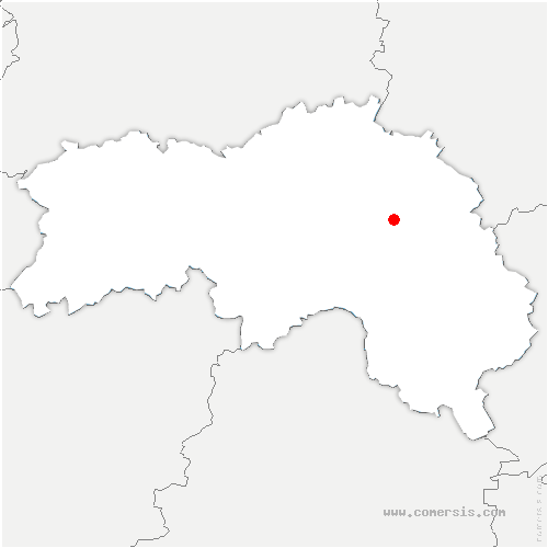 carte de localisation de Sainte-Gauburge-Sainte-Colombe