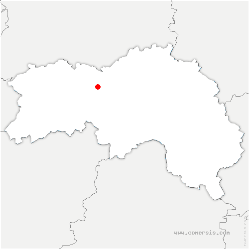 carte de localisation de Serans