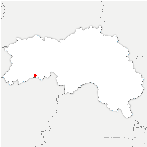 carte de localisation de Tessé-Froulay