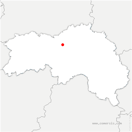 carte de localisation d'Urou-et-Crennes