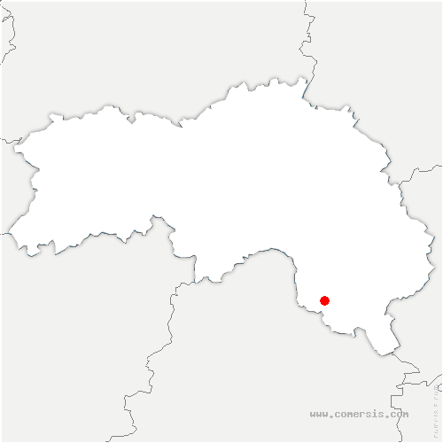carte de localisation de Vaunoise