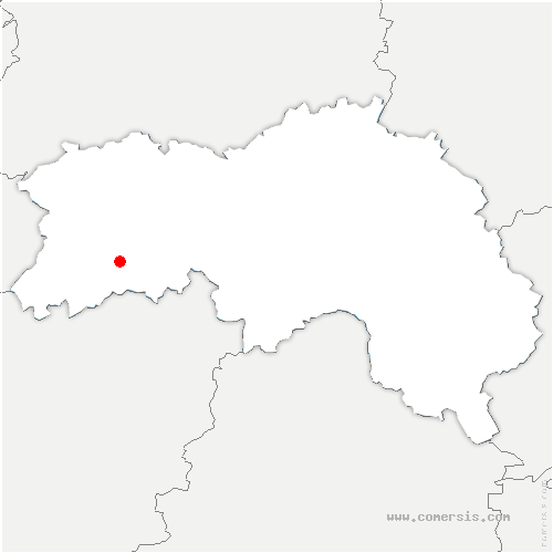 carte de localisation de Vaupillon