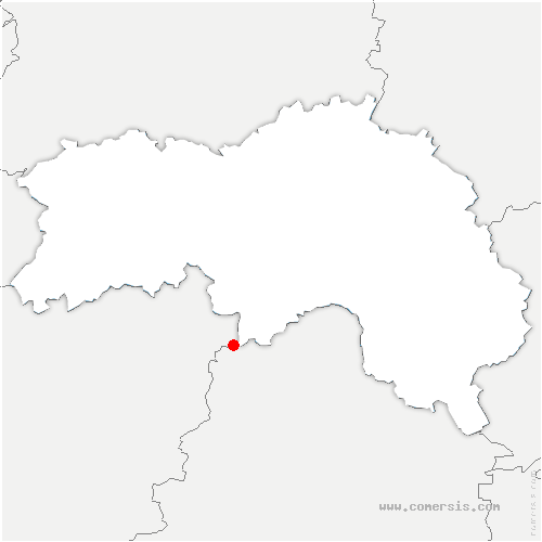 carte de localisation du Vey