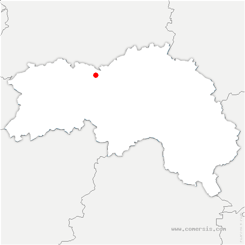 carte de localisation de Villiers-le-Sec