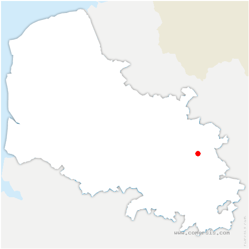 carte de localisation d'Acheville