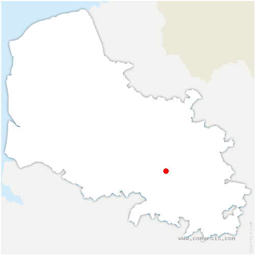 carte de localisation d'Agnez-lès-Duisans