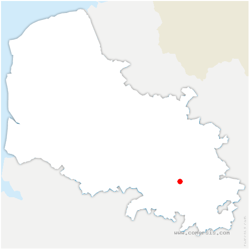carte de localisation de Agny