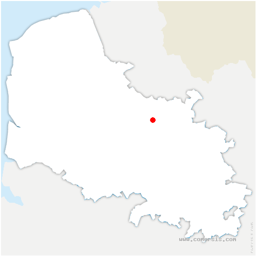 carte de localisation de Allouagne