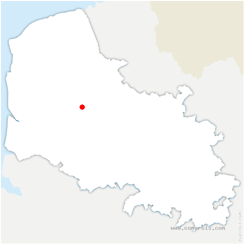 carte de localisation d'Aubers