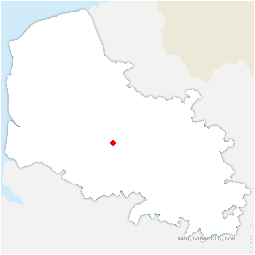 carte de localisation d'Auby