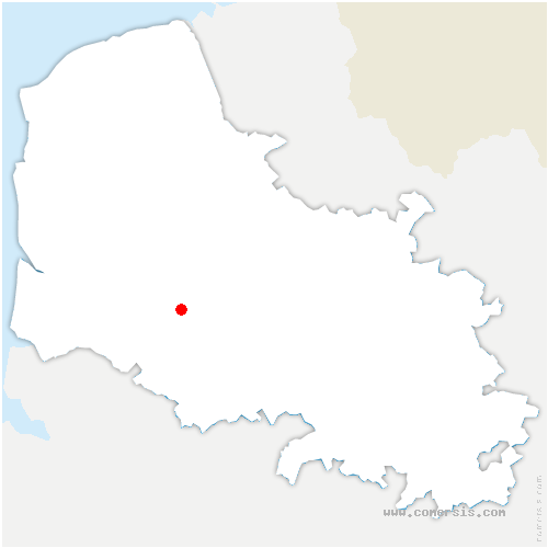 carte de localisation de Auchy-lès-Hesdin