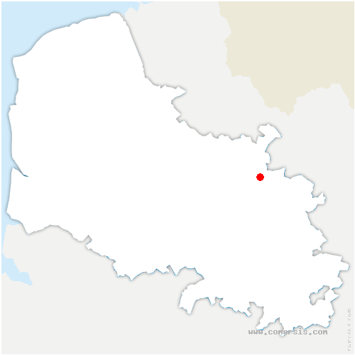 carte de localisation de Auchy-les-Mines