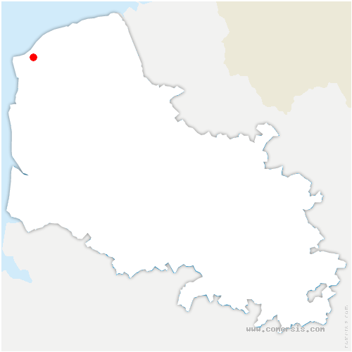 carte de localisation de Audembert