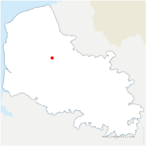 carte de localisation de Avroult