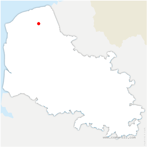 carte de localisation de Balinghem