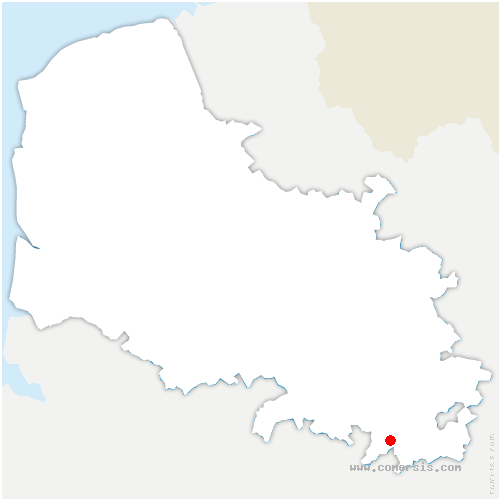 carte de localisation de Bapaume