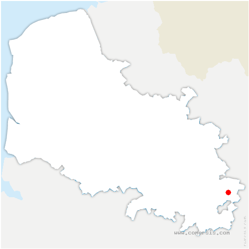 carte de localisation de Baralle