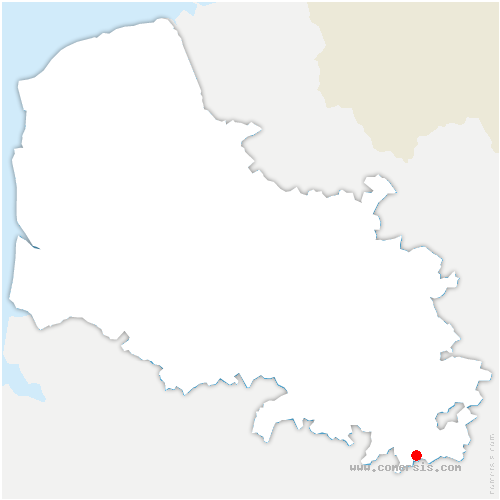 carte de localisation de Barastre