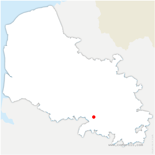 carte de localisation de Bavincourt