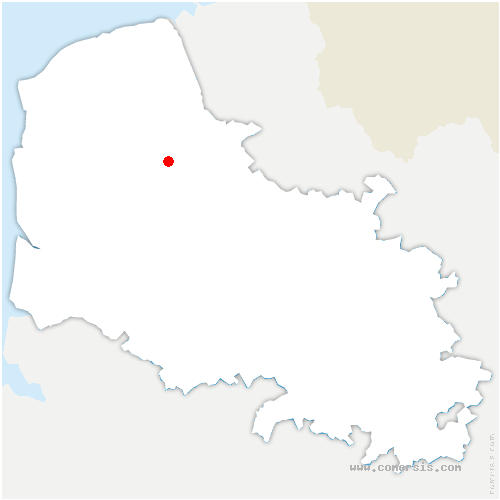 carte de localisation de Bayenghem-lès-Seninghem