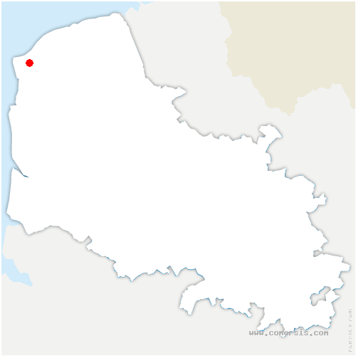 carte de localisation de Bazinghen