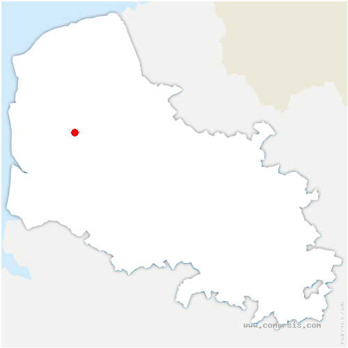 carte de localisation de Bécourt