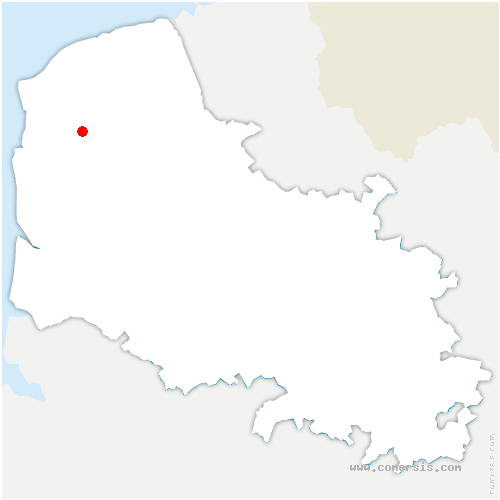 carte de localisation de Belle-et-Houllefort