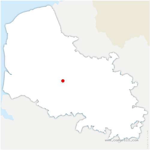carte de localisation de Bergueneuse