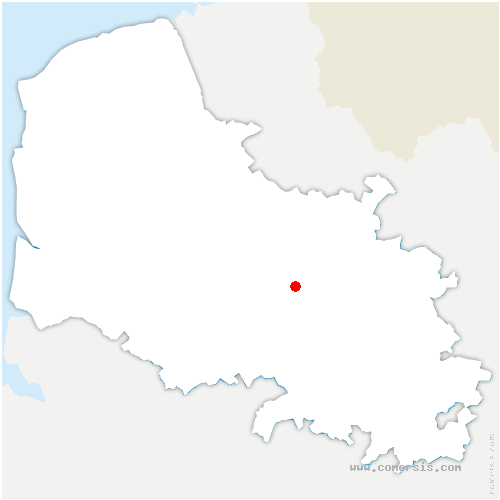 carte de localisation de Beugin