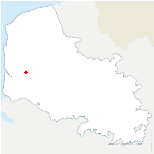 carte de localisation de Beussent