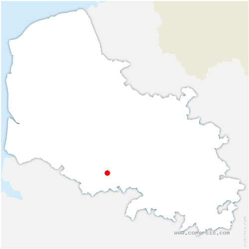 carte de localisation de Boubers-sur-Canche