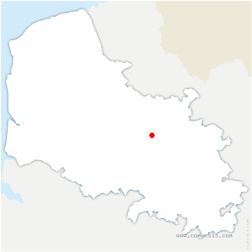 carte de localisation de Bruay-la-Buissière
