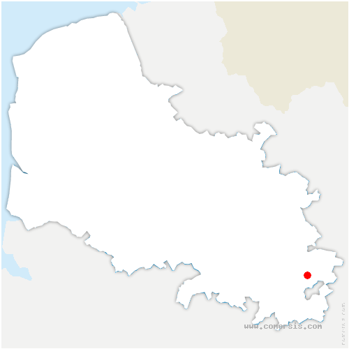 carte de localisation de Buissy